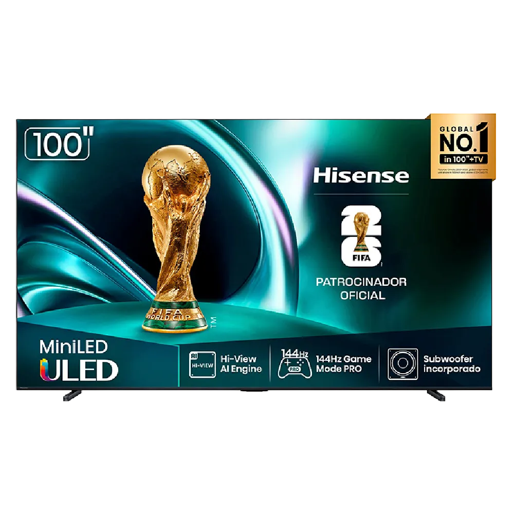 TELEVISOR HISENSE 100" QLED MINILED 100U7QG — miniatura 1