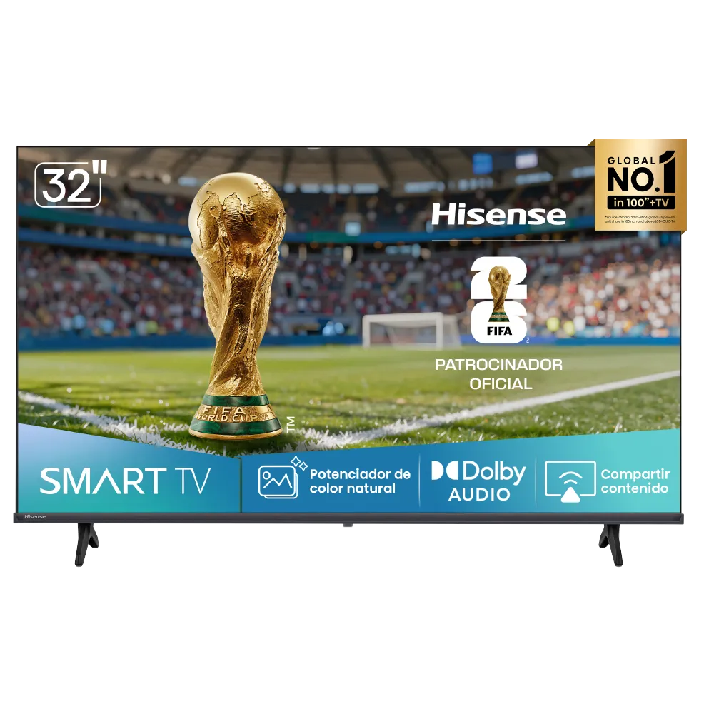 TELEVISOR HISENSE 32" SMART HD 32A4NV — miniatura 1