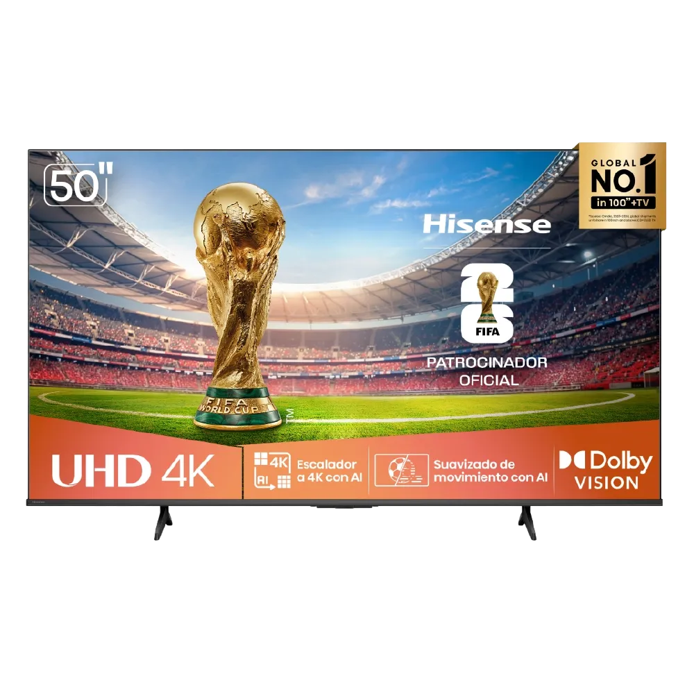 TELEVISOR HISENSE 50" UHD 4K 50A6NV — miniatura 1