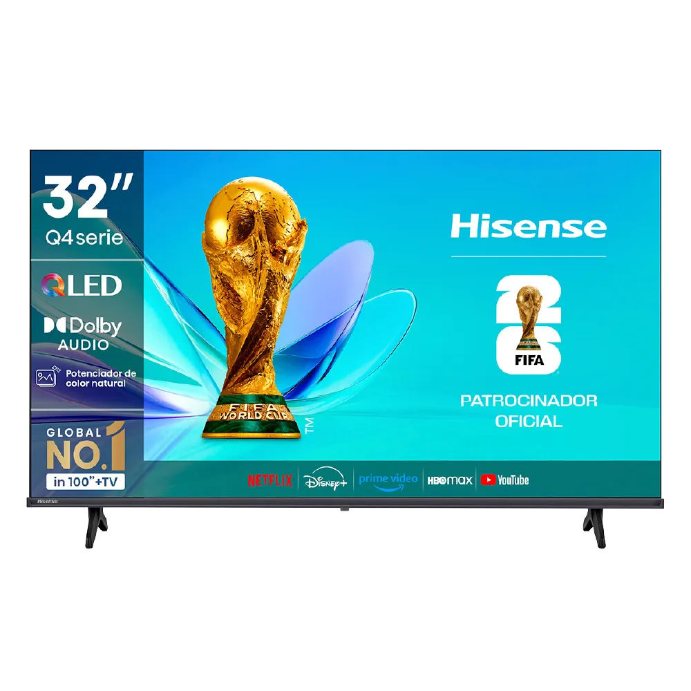 TELEVISOR HISENSE  32" SMART TV QLED 32Q4SV — miniatura 1