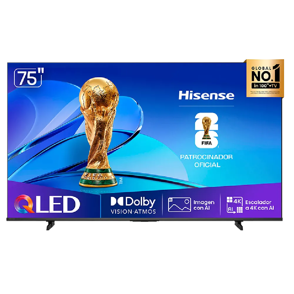 TELEVISOR HISENSE 75"  HI-QLED Q6QV — miniatura 1